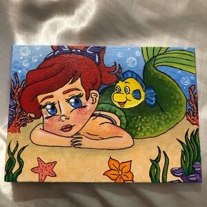 Little mermaid painting